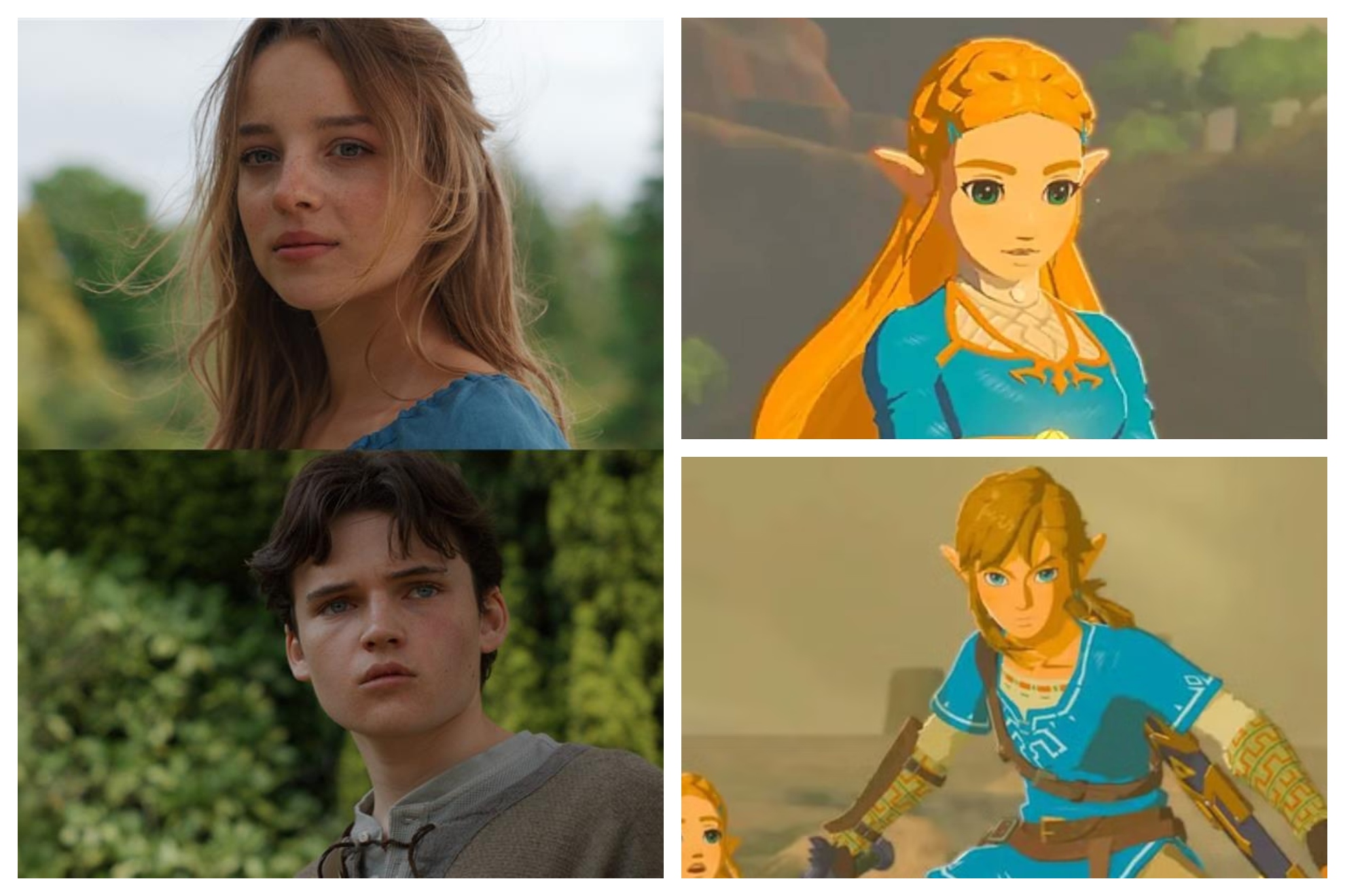 Benjamin y Bo Bragason, actor y actriz que interpretarán a Zelda y Link en The Legend of Zelda.